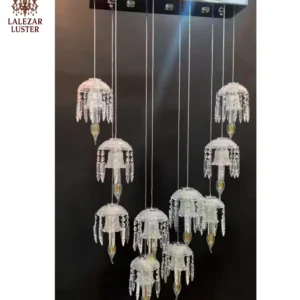 لوستر لایتر آویزی 10 شاخه
