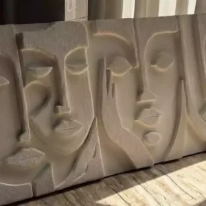 تابو نقاشی طرح چهره انتزاعی